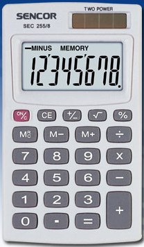 Kalkulačka SENCOR 255/8 DUAL  RP 0,07/ks