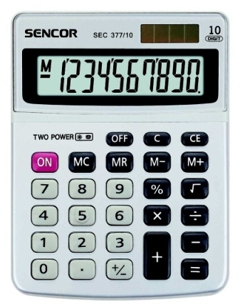 Kalkulačka SENCOR 377/10 DUAL  RP 0,07/ks