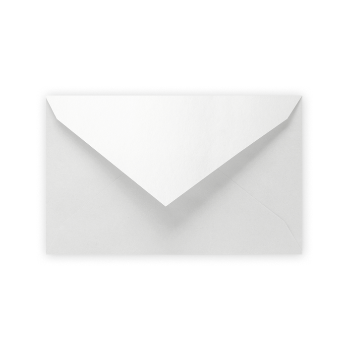 Poštové obálky  farebné DL/6ks  perleťové biele balíčkované