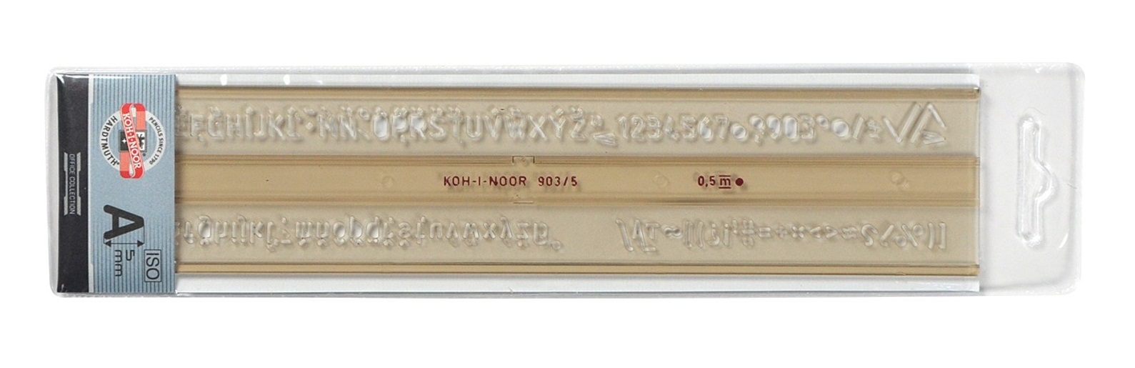Šablóna ISO UKO-P 5mm KOH-I-NOOR 0748035