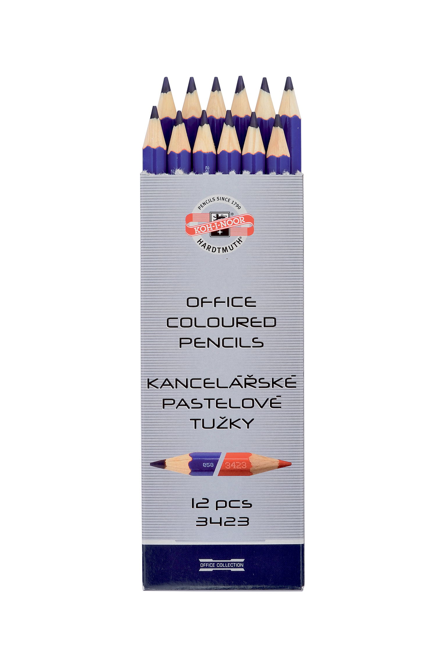 Ceruzka KOH-I-NOOR 3423 EG červeno-modrá priemer tuhy 9mm