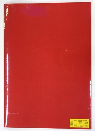 Výkresy farebné A2, 225g/20ks, červené