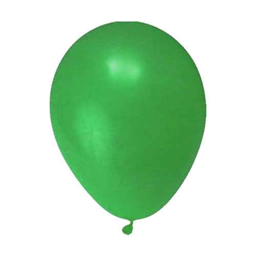 Balóniky nafukovacie zelené /100ks M