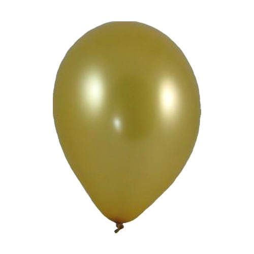 Balóniky nafukovacie zlaté /100ks M