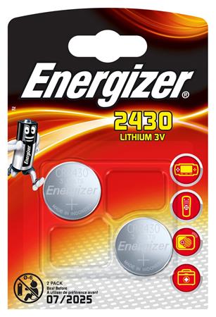 Batéria ENERGIZER Gombíková CR2430/2ks