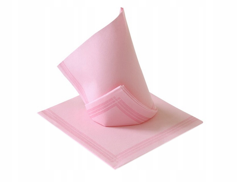 Obrúsky papierové 38x38cm/50ks ružové 2-vrstvové