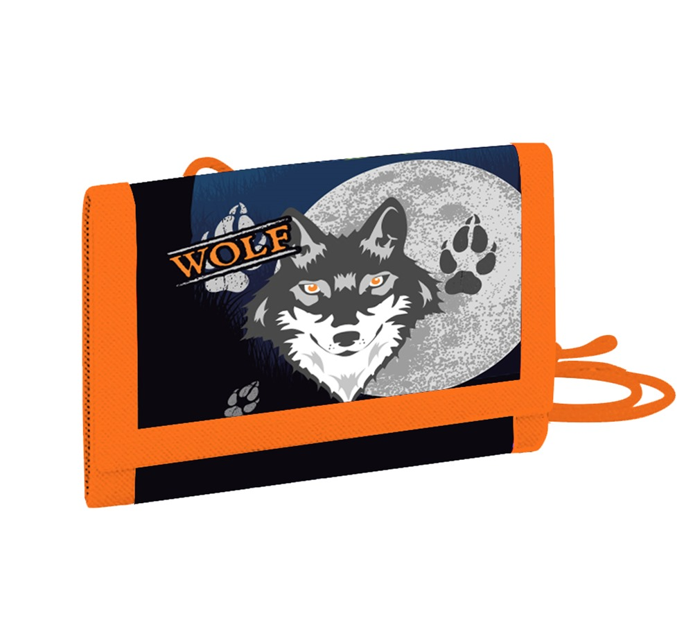 Peňaženka detská textilná Vlk