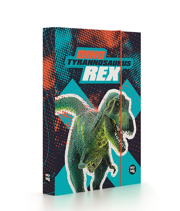 Dosky A5 školské + BOX KARTON Jumbo Premium Dinosaurus 8-71621