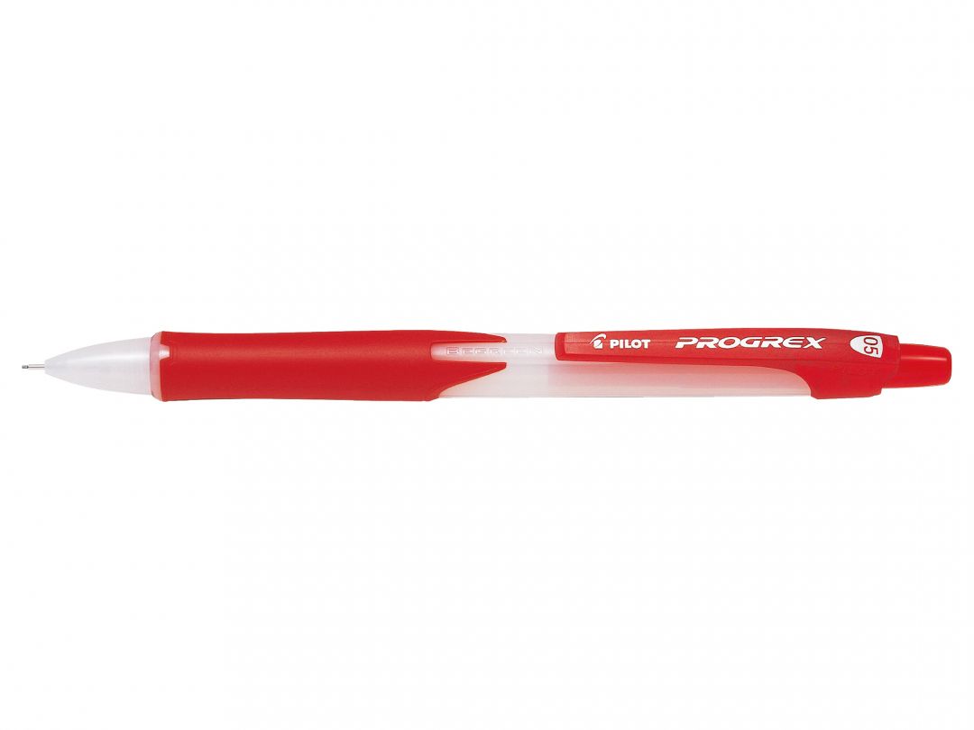 Ceruzka mechanická 0,5mm, Pilot Progrex Begreen červená