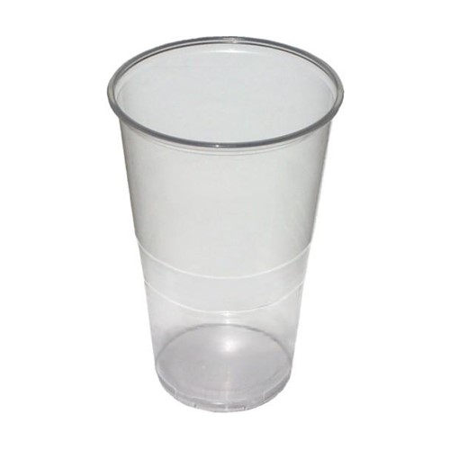 Plastový pohár 0,50l / 10ks priehľadný PP