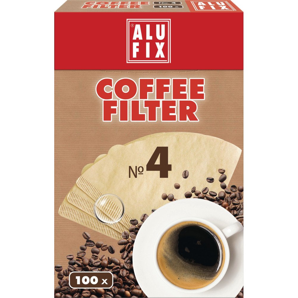 Filter na kávu č. 4/100 ks
