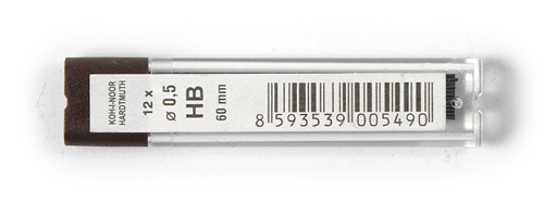 Tuha do ceruzky mechanickej 0,5mm HB  4152/12ks  KOH-I-NOOR